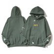 画像3: hand-painted graffiti splash ink hoodiesweater   ユニセックス 男女兼用スプラッシュ インクレタープリント フーディスウェットパーカー (3)