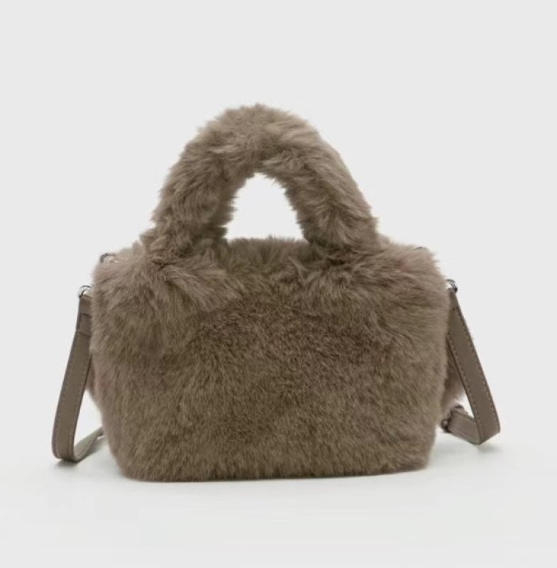 画像4: eyeball fur tote shoulder bag アイボール目玉ファートートショルダーバッグ (4)
