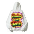 画像3: Travis hip-hop design hand-painted graffiti Bugs Bunny print hoodiesweater  ユニセックス 男女兼用 バックスバニーグラフィック落書きプリント フーディスウェットパーカー (3)