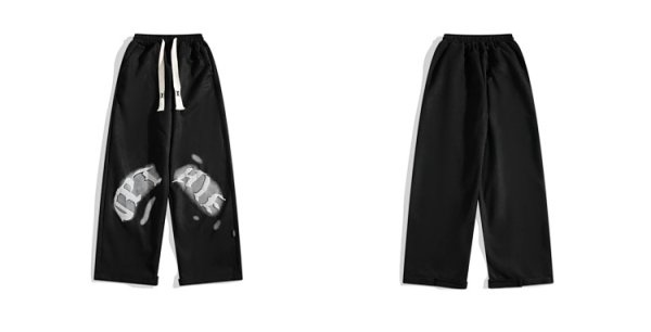 画像5: Handwritten style logo print Sweat pants  男女兼用 ユニセックス 手書きスタイルロゴ スウェット パンツ (5)
