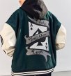 画像8: playing card embroideryJumper jacket baseball uniform jacket blouson　ユニセッ クス男女兼用トランプ カード刺繍ジャケットスタジアムジャンパー スタジャン ブルゾンジャケット (8)