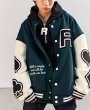 画像4: playing card embroideryJumper jacket baseball uniform jacket blouson　ユニセッ クス男女兼用トランプ カード刺繍ジャケットスタジアムジャンパー スタジャン ブルゾンジャケット (4)