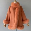 画像9: 22 Women's Real Fox Real Fur Cashmere Short Coat  リアル フォックスファートリム カシミア ショート コート  (9)