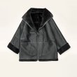 画像8: eco-friendly fur coat  Jacket coat　　スプライシングシープスキンジャケット ブルゾンコート (8)