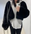 画像11: short length fur jacket coat bolero  ショート丈ファージャケットコートボレロ (11)