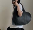 画像1: heart-shaped tote shoulder bag 　ハート型トートショルダーバッグ  (1)