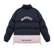 画像3: letter embroidery stand-up collar bread coat Jumper jacket baseball uniform jacket blouson　ユニセッ クス男女兼用スタンドカラージップアップレターロゴダウンジャケットスタジアムジャンパー スタジャン ブルゾンジャケット (3)