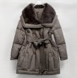画像6: winter whole leather mink fur collar down jacket long coat Jacket　ミンクファーカラーダウンロング コート ジャケット (6)