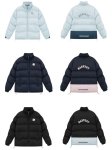 画像4: letter embroidery stand-up collar bread coat Jumper jacket baseball uniform jacket blouson　ユニセッ クス男女兼用スタンドカラージップアップレターロゴダウンジャケットスタジアムジャンパー スタジャン ブルゾンジャケット (4)