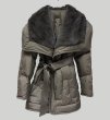 画像3: winter whole leather mink fur collar down jacket long coat Jacket　ミンクファーカラーダウンロング コート ジャケット (3)
