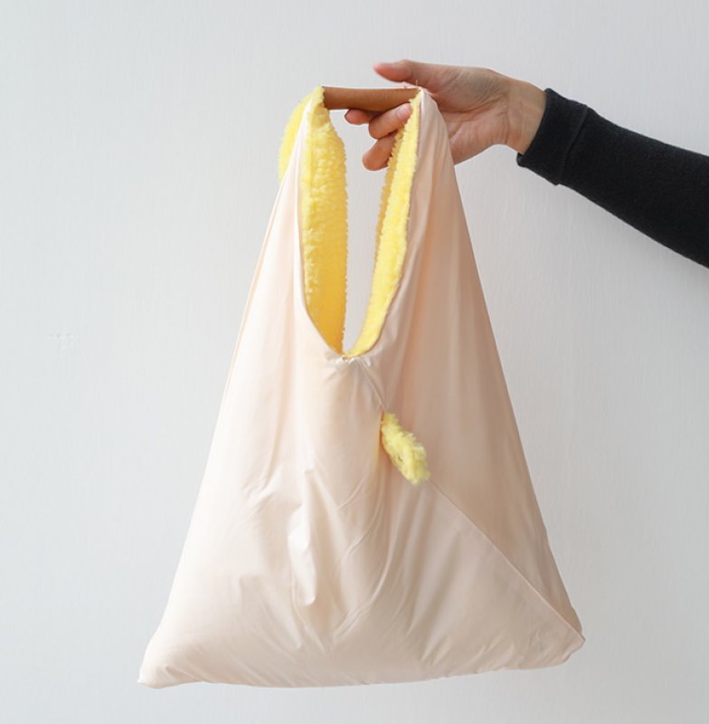 画像11: Fur Triangle Tote Shoulder Bag ファー モコモコトライアングル フリース トートショルダーバッグ (11)