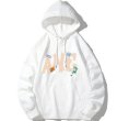 画像1: ANE logo hoodie sweater  ユニセックス 男女兼用 ANEロゴプリント フーディスウェットパーカー (1)