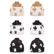 画像6: Flower Print Stand Neck Collar coat Jumper jacket baseball uniform jacket blouson　ユニセッ クス男女兼用スタンドカラージップアップフラワープリントダウンジャケットスタジアムジャンパー スタジャン ブルゾンジャケット (6)