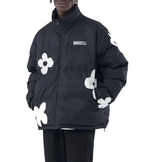 stand-up collar leather Jumper jacket baseball uniform