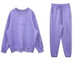 画像1: Purple YOU  long sleeve Sweat Setup パープルユウ スウェット セットアップ トレーナー＆ パンツ (1)