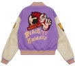 画像1: American Football embroidery Jumper jacket baseball uniform jacket blouson　ユニセッ クス男女兼用刺繍アメリカンフットボールジャケットスタジアムジャンパー スタジャン ブルゾンジャケット (1)