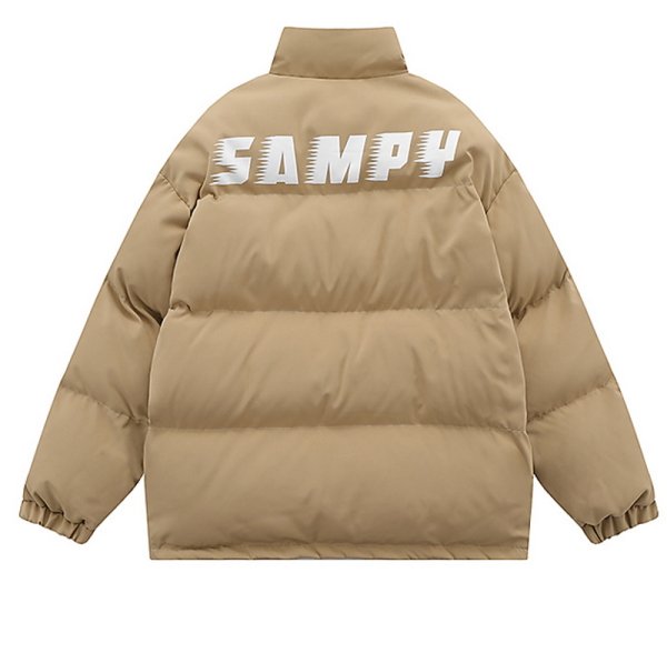 画像4: Women's  Stand collar deformation down Jacket coat 　スタンドカラーイレギュラーダウン ジャケット コート (4)