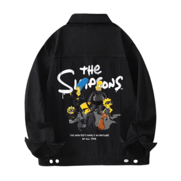 画像1: Rock Simpson Family Black Denim G Jean jacket blouson  ユニセックス 男女兼用ロックシンプソンファミリーブラックデニムジャケット Gジャン ブルゾン (1)