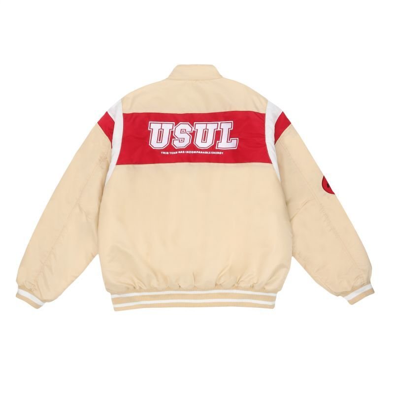 画像5: Zongchi Clothing Club embroidery Jumper jacket baseball uniform jacket blouson ユニセッ クス男女兼用スタンドカラークラブ刺繍ジャケットスタジアムジャンパー スタジャン ブルゾンジャケット (5)