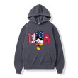 画像2: USA Mickey Mouse hoodie sweater  ユニセックス 男女兼用  USAミッキーマウスミッキー プリント フーディスウェットパーカー (2)