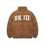 画像5: BKID embroidery Jumper jacket baseball uniform jacket blouson　ユニセッ クス男女兼用BKID ロゴダウンジャケットスタジアムジャンパー スタジャン ブルゾンジャケット (5)
