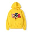 画像8: USA Mickey Mouse hoodie sweater  ユニセックス 男女兼用  USAミッキーマウスミッキー プリント フーディスウェットパーカー (8)