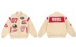 画像3: Zongchi Clothing Club embroidery Jumper jacket baseball uniform jacket blouson　ユニセッ クス男女兼用スタンドカラークラブ刺繍ジャケットスタジアムジャンパー スタジャン ブルゾンジャケット (3)