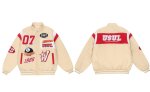 画像3: Zongchi Clothing Club embroidery Jumper jacket baseball uniform jacket blouson　ユニセッ クス男女兼用スタンドカラークラブ刺繍ジャケットスタジアムジャンパー スタジャン ブルゾンジャケット (3)