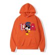 画像5: USA Mickey Mouse hoodie sweater  ユニセックス 男女兼用  USAミッキーマウスミッキー プリント フーディスウェットパーカー (5)