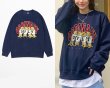 画像3: animal brothers printing round neck sweater  ユニセックス 男女兼用アニマルブラザープリントラウンドネックスウェットプルオーバートレーナー (3)