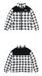 画像5: plaid down jacketJumper baseball uniform jacket blouson　ユニセッ クス男女兼用チェック柄ダウンジャケットスタジアムジャンパー スタジャン ブルゾンジャケット (5)