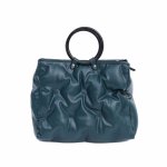 画像8: Quilted Drawstring leather Tote Shoulder Bag　キルティングダウンレザー トートショルダーバッグ (8)