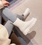 画像5: Woman's quilted leather boots  キルティングレザーブーツ (5)