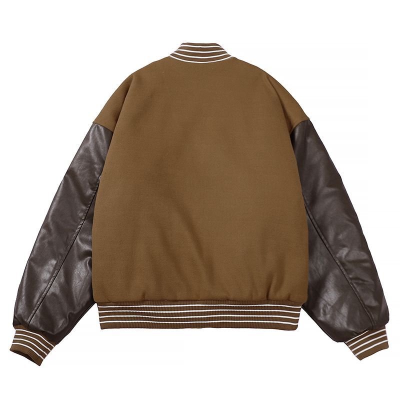 画像3: 69 bone embroidery Jumper jacket baseball uniform jacket blouson ユニセッ クス男女兼用69ボーン刺繍ジャケットスタジアムジャンパー スタジャン ブルゾンジャケット (3)