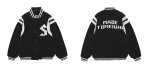 画像6: S logo sheepskin fleece embroidery Jumper jacket baseball uniform jacket blouson　ユニセッ クス男女兼用Sロゴシープスキンフリース刺繍ジャケットスタジアムジャンパー スタジャン ブルゾンジャケット (6)