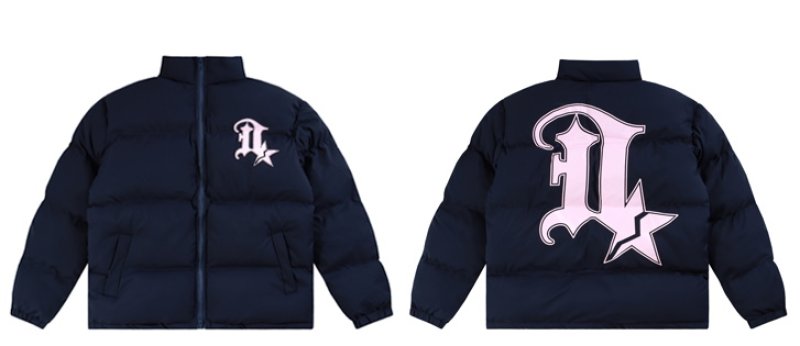 画像5: D Logo print down jacketJumper baseball uniform jacket blouson ユニセッ クス男女兼用Dロゴプリントダウンジャケットスタジアムジャンパー スタジャン ブルゾンジャケット (5)