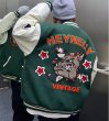 画像3: angry bulldog baseball embroidery Jumper jacket baseball uniform jacket blouson　ユニセッ クス男女兼用アングリーブルドッグ刺繍ジャケットスタジアムジャンパー スタジャン ブルゾンジャケット (3)