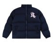 画像4: D Logo print down jacketJumper baseball uniform jacket blouson　ユニセッ クス男女兼用Dロゴプリントダウンジャケットスタジアムジャンパー スタジャン ブルゾンジャケット (4)