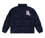 画像4: D Logo print down jacketJumper baseball uniform jacket blouson　ユニセッ クス男女兼用Dロゴプリントダウンジャケットスタジアムジャンパー スタジャン ブルゾンジャケット (4)