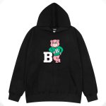画像1: angry bear hoodie sweater 　 ユニセックス 男女兼用アングリーベア熊プリントフーディーパーカースウェットトレーナー (1)