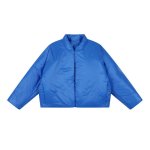 画像2: Kanye Style Plain Men's and Women's Same Color Down Casual Jacket uniform jacket blouson　ユニセッ クス男女兼用ヒップホップダウンジャケットスタジアムジャンパー スタジャン ブルゾン (2)