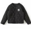 画像2: MLB NY quilted jacket coat  MLB NY キルティング ジャケット コート (2)