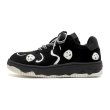 画像2: Men's skull embroidery  sneakers leather sneaker shoes ユニセックス男女兼用スカル刺繍 レースアップ レザースニーカー カジュアル シューズ (2)