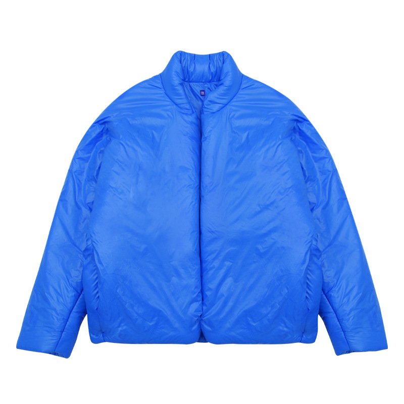 画像11: Kanye Style Plain Men's and Women's Same Color Down Casual Jacket uniform jacket blouson ユニセッ クス男女兼用ヒップホップダウンジャケットスタジアムジャンパー スタジャン ブルゾン (11)