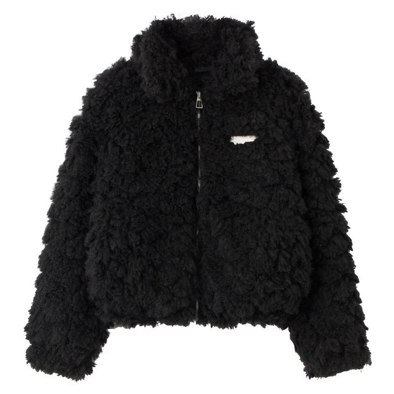 画像1: Nariele Lamb Wooljacket coat  　Narieleスラムウールモコモコ ジャケット コート (1)