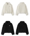 画像3: Nariele Lamb Wooljacket coat  　Narieleスラムウールモコモコ ジャケット コート (3)