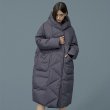 画像5: 22 Women's Aline Oversized down jacket shawl  coat Aライン オーバーサイズ ダック ダウンコート コクーンコート (5)