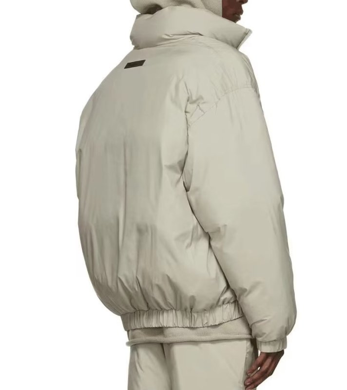 画像6: standard trend stand-up collar half zip Down jacket Jumper blouson ユニセッ クス男女兼用スタンドカラーハーフジップダウンジャケット スタジャン ブルゾンジャケット (6)