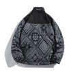 画像3: 22 Paisley down jacket blouson  ユニセックス 男女兼用 ペイズリー柄 バンダナ柄 グース ダウンジャケット  ブルゾン (3)