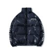 画像5: 22 men and women graffiti bear printed street loose padded jacket down jacket  ユニセックス 男女兼用 グラフィック ペイント ダウンコートジャケット ブルゾン (5)